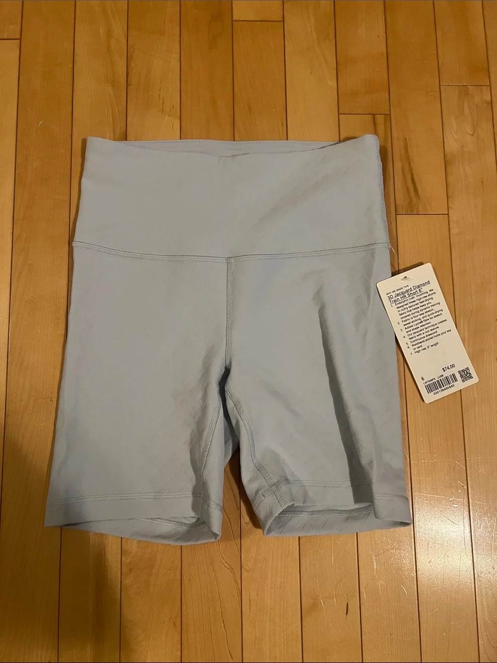 NWT Lululemon 3D Jacquard Diamond Train HR Short 6